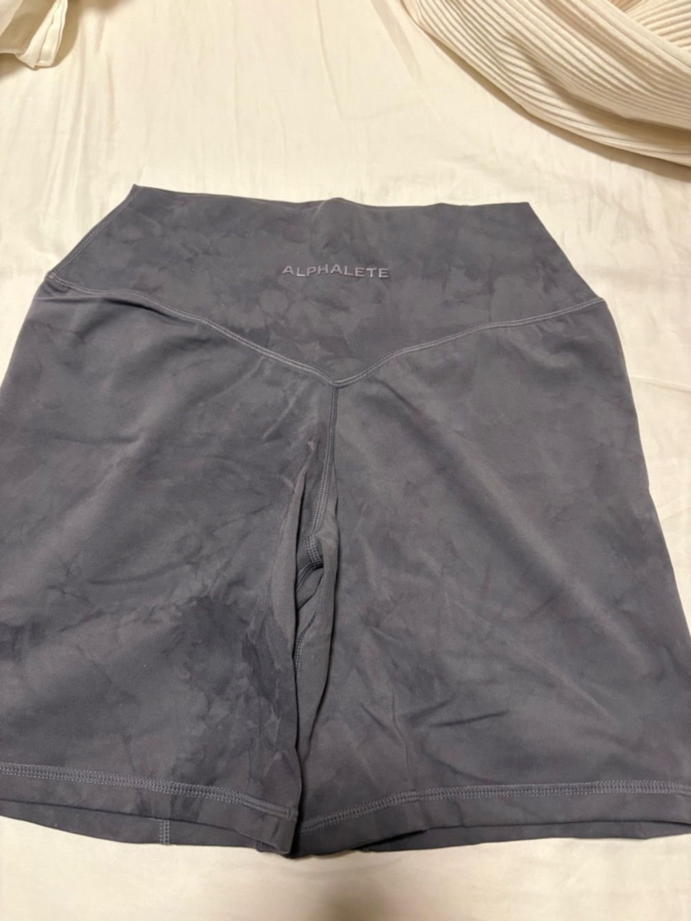 Alphalete Women's High-Waist Athletic Shorts in Slate